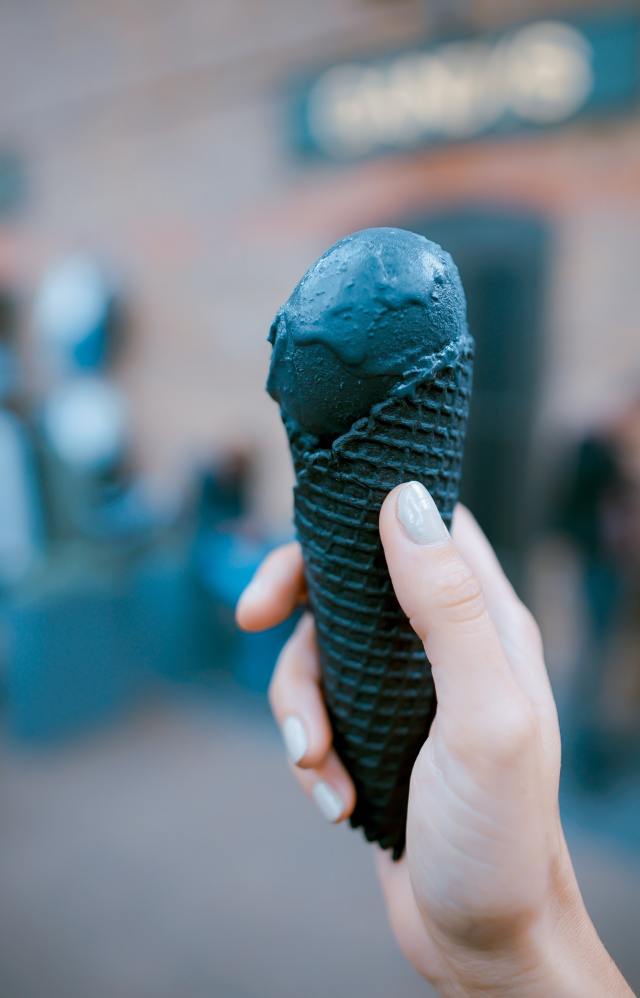 helado negro